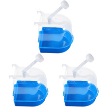 3Pcs Reusable Plastic Bird Bath for Cage Parakeet Bathing Cubes