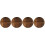 4Pcs Wooden Cooking Pot Lids Carbonized Fir Multi- 5