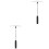 2Pcs Practical Poker Chip Collecting Rod Durable Assorted Color 6