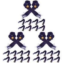 30Pcs Cotton Dark Blue Mini Scarves Lovely Doll & Decor