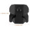 4Pairs Practical Black Plastic Shoelace Lock Clips Safe Lace Fasteners 10