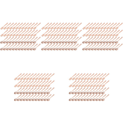 240Pcs Rose Gold and Set for Home Use 1