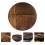 4Pcs Wooden Cooking Pot Lids Carbonized Fir Multi- 11