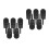 10Pcs Sturdy Black Plastic Golf Divot Repair Fork Portable Golf Tool 4