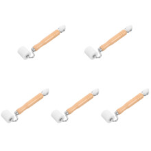 5Pcs Wallpaper Roller with Wooden Handle Seam Roller Tool for Home Use
