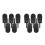 10Pcs Sturdy Black Plastic Golf Divot Repair Fork Portable Golf Tool 7