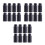 24Pcs Black Plastic Engineering Bottles Lightweight Storage Containers 4