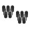10Pcs Sturdy Black Plastic Golf Divot Repair Fork Portable Golf Tool 9