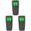 3 Pieces Wood Stem Finder Stud Sensor Wall Cable Tester Fuse Black 1
