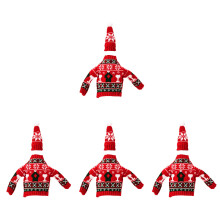 4Sets Assorted Color Xmas Covers Decorative Accessories