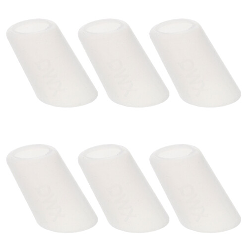 6Pcs White Silicone Leak-Proof Teapot Spout Protectors for Kitchen Use