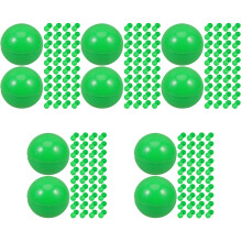 250Pcs Green PVC Party Game Balls Openable Balls for Events