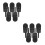 10Pcs Sturdy Black Plastic Golf Divot Repair Fork Portable Golf Tool 1