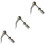 3pcs Seat Clamp Aluminum Alloy 4