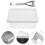 2Sets Assorted Color Storage Holder with for Kitchen Use 6