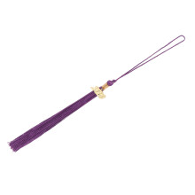 10Pcs Durable Polyester Purple Graduation Tassels Pendant for Crafts