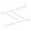 2Pcs Portable White Embroidery Frame Clip for Needlepoint Cross Stitch 2