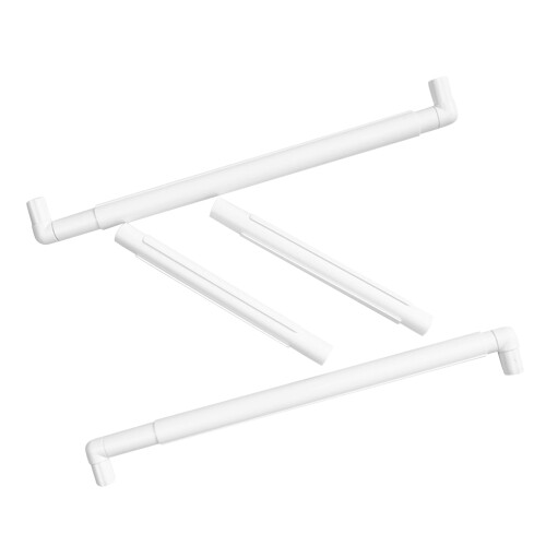 2Pcs Portable White Embroidery Frame Clip for Needlepoint Cross Stitch 1