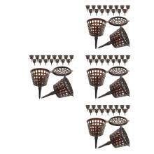 80Pcs Garden Fertilizer Holders Black Mesh Baskets for Bonsai Plants