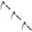 3pcs Seat Clamp Aluminum Alloy 7