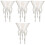 4Pcs Multipurpose Glass Wine Cups Assorted Color for Party Use 4