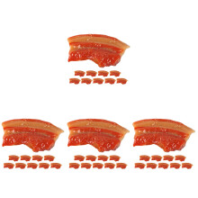 40Pcs Small Resin Fake Meat Ornament Realistic Kitchen Prop
