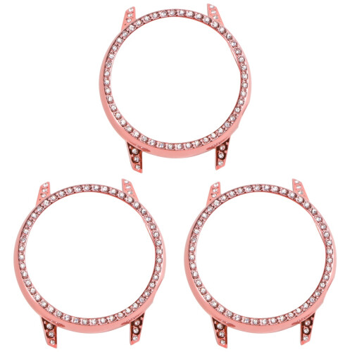 3 Pcs Waches Watch Diamond Protective Case