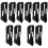 10Pcs Black Snoring Chin Strap Soft Breathable Material Home Use 2