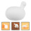 20Pcs Soft Rubber Inner Bubble Inserts for Craft DIY 8