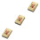 3pcs Playing Plated Poker Gilded Lovers 4