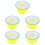 5Pcs White Plastic Teaching Turntables for Math Game Prizes 6