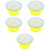 5Pcs White Plastic Teaching Turntables for Math Game Prizes 7