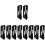 10Pcs Black Snoring Chin Strap Soft Breathable Material Home Use 4