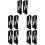 10Pcs Black Snoring Chin Strap Soft Breathable Material Home Use 5