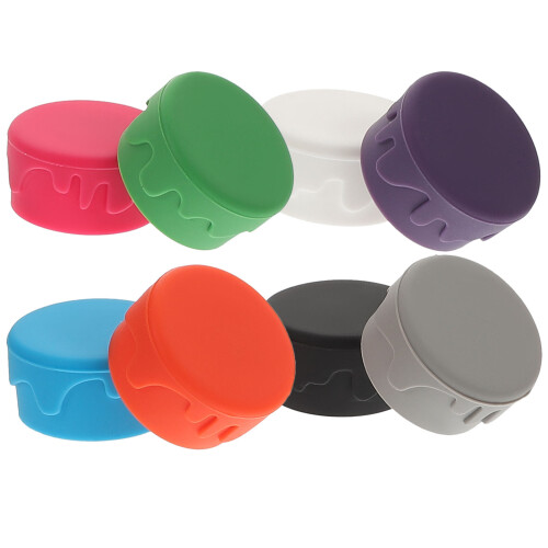 16Pcs Silicone Stoppers Reusable Beverage Sealers 1
