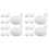 20Pcs Soft Rubber Inner Bubble Inserts for Craft DIY 1