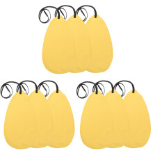 9Pcs Durable Yellow Microfiber Cloth for Saxophone Flute Clarinet Care