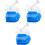 3Pcs Reusable Plastic Bird Bath for Cage Parakeet Bathing Cubes 3