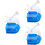 3Pcs Reusable Plastic Bird Bath for Cage Parakeet Bathing Cubes 6