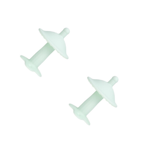 2Pcs Baby Infant Pacifier Green Silicone Soother Safe Durable Teether