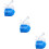 3Pcs Reusable Plastic Bird Bath for Cage Parakeet Bathing Cubes 8
