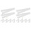 12Pcs White Blank Sashes Multi-Function Party Accessory for DIY Events 1