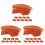 30Pcs Compact Resin Fake Meat Models Decorative Kitchen Props 1