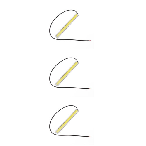 3Pcs Car Daytime Running Lights Multi Color Cob Smd Design 2