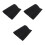 3Pcs Black Felt Calligraphy Practicing Pads Writing Desk Protection 5