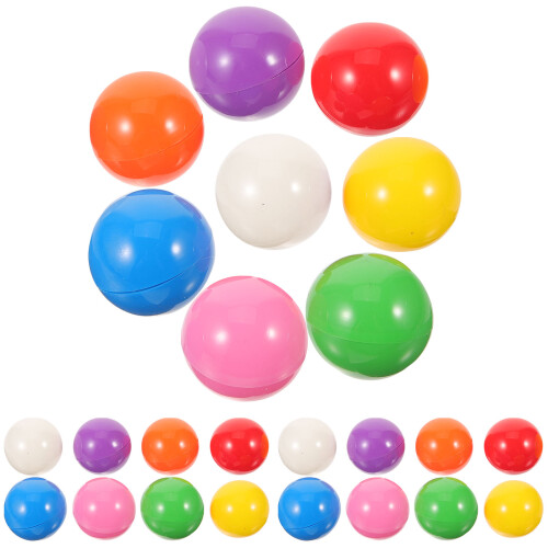 160Pcs Small Plastic Balls for DIY Party Game and Raffle 1