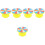 5Pcs Portable Yellow Blank Turntable for Math Teaching and Party Games 5