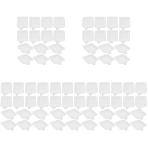 500Pcs Square White Paper for and Party
