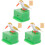 3Sets Plastic Toothpick Organizer Press Type with Lid for Home 1
