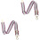 2pcs Bag Shoulder Replacement Chain Removable Bag Shoulder Chain Diy 2